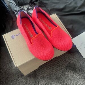 Rothy's Vibrant Pink Kids Loafers